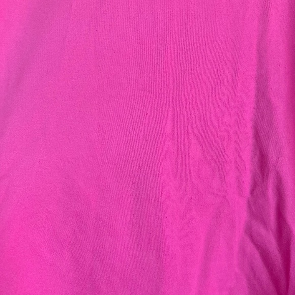 Girl’s size 7-8 Lands’ End pink modest short sleeved rash guard/swim top - Picture 6 of 6